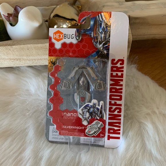 New in box Hexbug Nano Transformers SILVER KNIGHT - Picture 1 of 2
